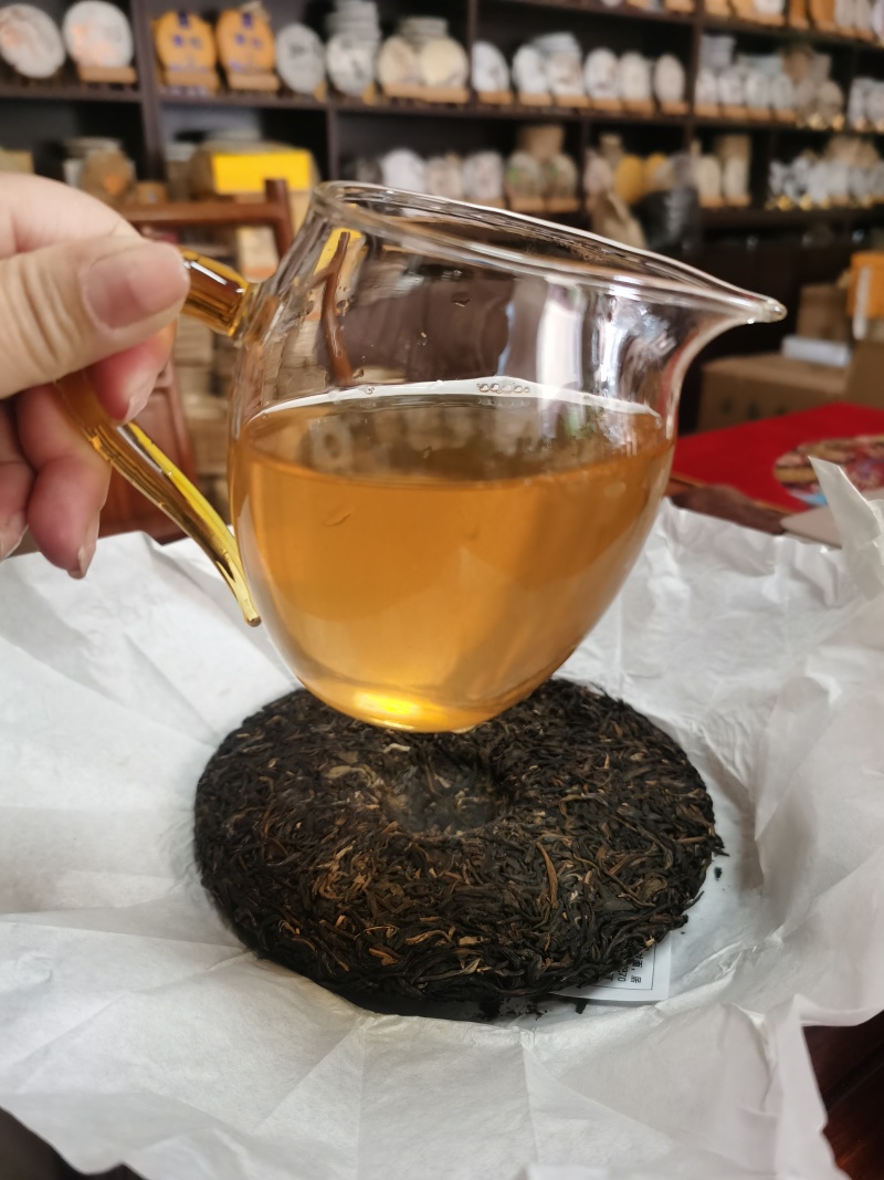 2019年景谷白龙集团荒山茶357克生茶