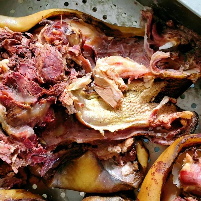 五香牛头肉火烧毛独立包装精修