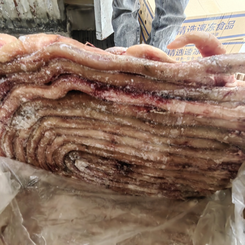 新鲜速冻新鲜牛鞭纯干去鞭根10斤装精修商用牛鞭精品
