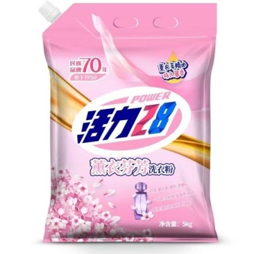 活力28薰衣芬芳洗衣粉，山茶花香洗衣粉5公斤装大量批发