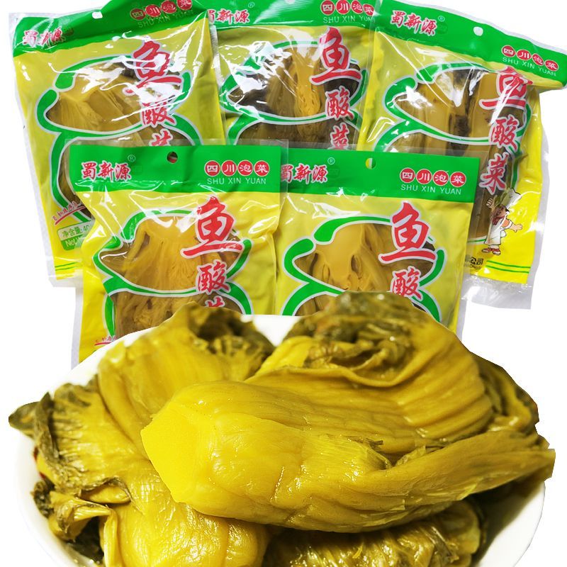 10送1【泡菜】蜀新源鱼酸菜400克*30袋商用装泡酸菜