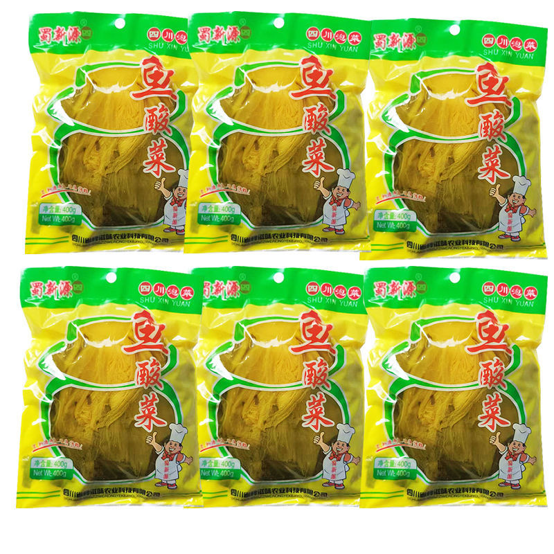 10送1【泡菜】蜀新源鱼酸菜400克*30袋商用装泡酸菜