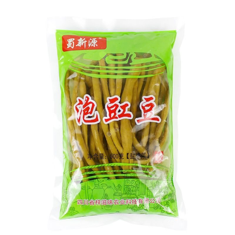 四川酸豆角500g*30袋下饭菜袋装批发饭菜商用酸菜咸菜