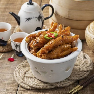 【熟食鸡爪】商用虎皮凤爪酱凤爪广式港式豉汁蒸凤爪盐焗鸡爪