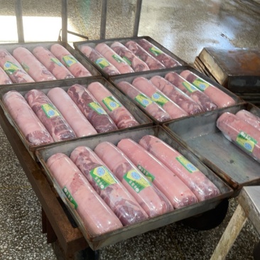 推荐精品五花卷自然水不碎不散，纯鲜肉制作无任何添加剂