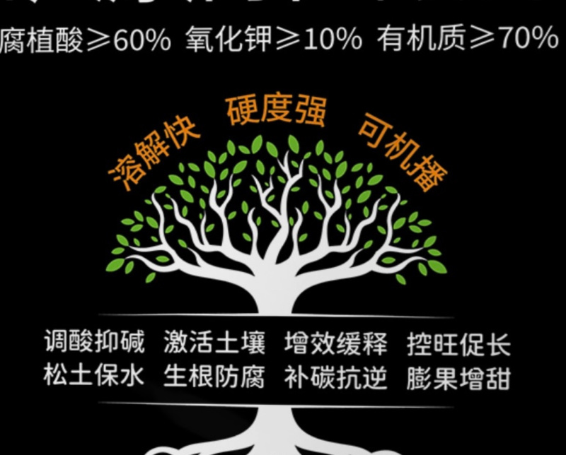 矿源腐殖酸钾功能肥料