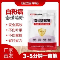 泰诺药业白粉病喷粉防治套餐，省时省工省力不伤花果不伤蜂
