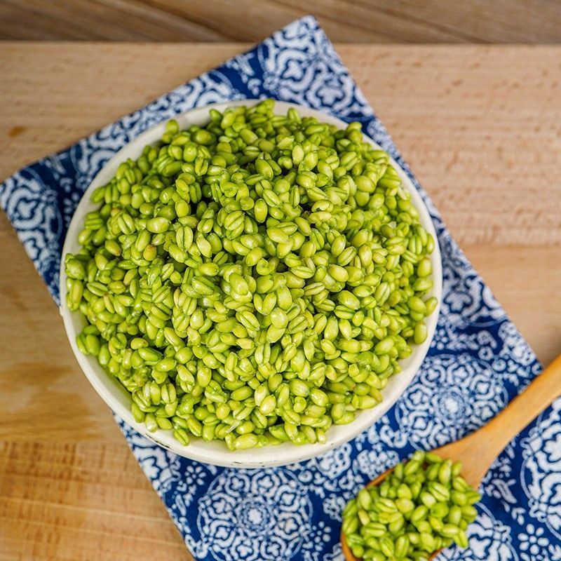 青麦仁初级农产品小时候的味道麦仁绿小麦