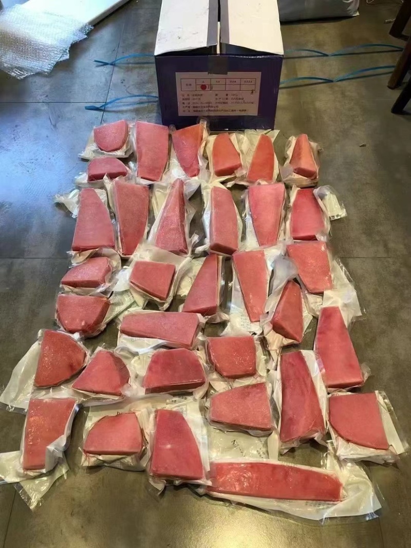 金枪鱼块金枪鱼排金枪鱼条自助餐食材金枪鱼肉海鲜批发海鱼