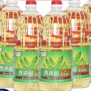 益海嘉里香满园一级大豆油1.8L*6桶每件大豆油豆油
