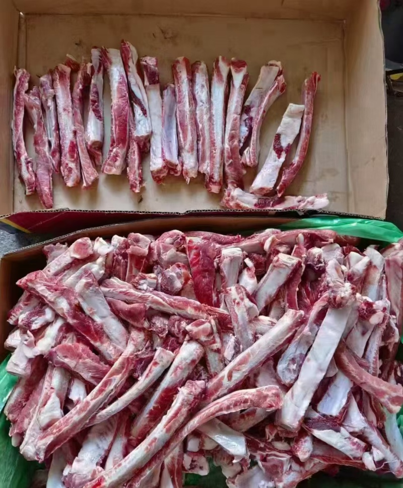 网红土猪肋排条青菜价