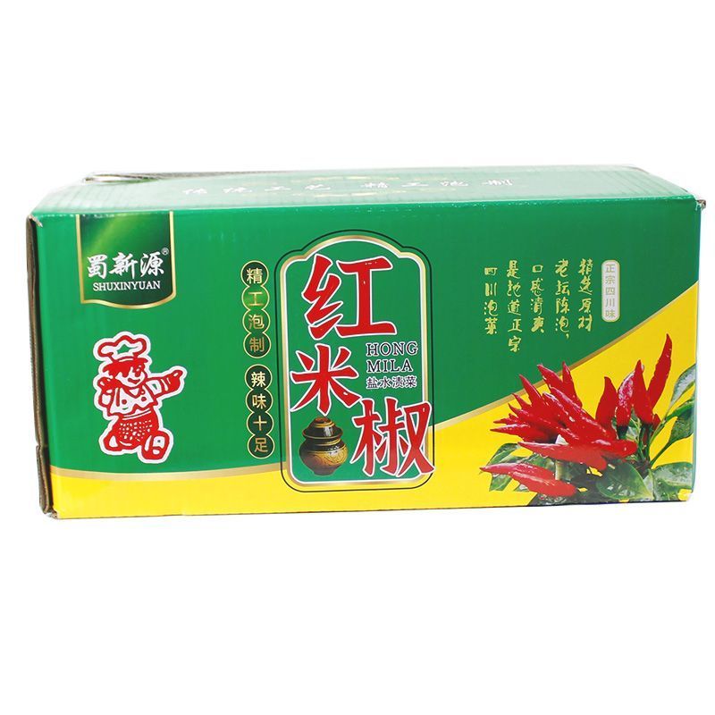蜀新源红米椒2kg*6袋整箱家用四川泡红小米椒酸菜鱼泡椒