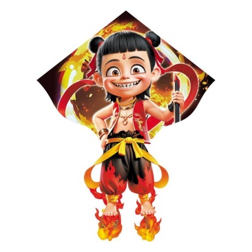 2026新款魔童哪吒风筝儿童成人微风易飞风筝带线批发