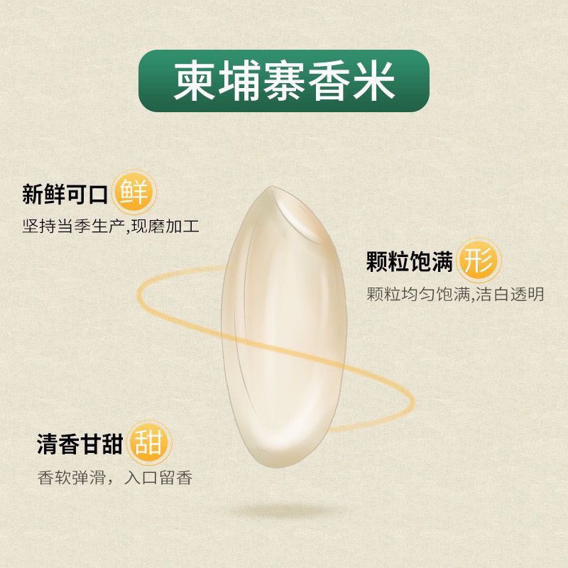 原装进口中粮柬埔寨香米25kg（批发）