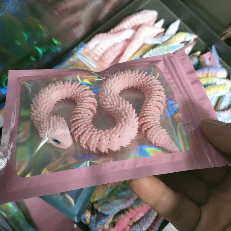 彩虹色蛇单色蛇双色蛇颜色可以定制