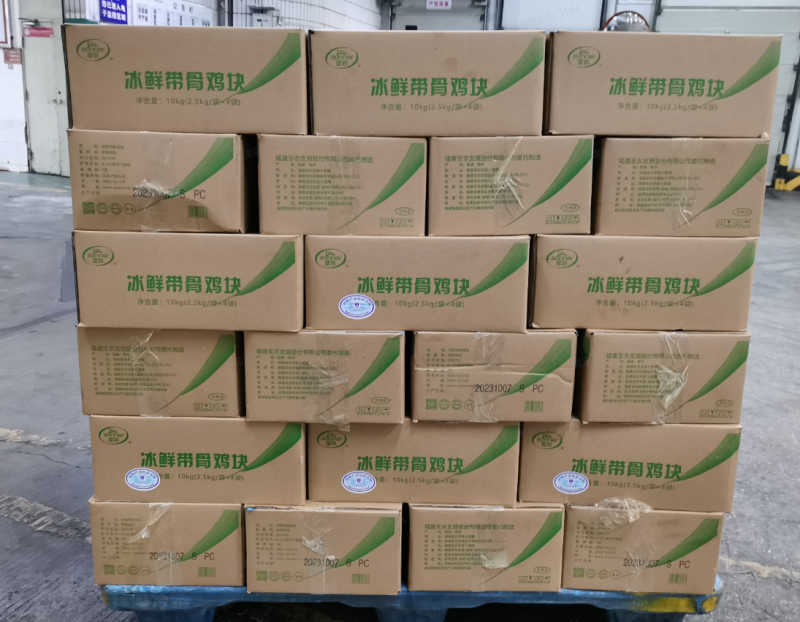 圣农冰鲜带骨鸡块接单现做拒绝冻转鲜厂家直发