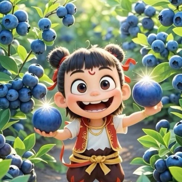 云南蓝莓大跳水