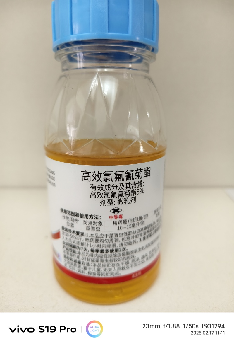 8%高效氯氟氰菊酯微乳剂防治小麦蚜虫金针虫