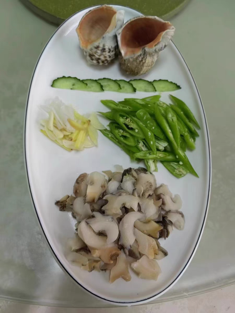 东新北福原味海螺片火锅涮菜新鲜螺片半成品捞汁小海鲜150