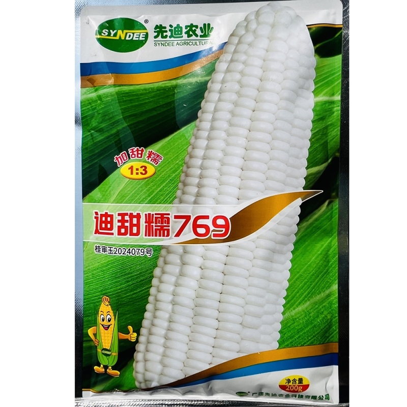 迪甜糯769玉米种子白色甜加糯玉米种籽鲜食糯玉米