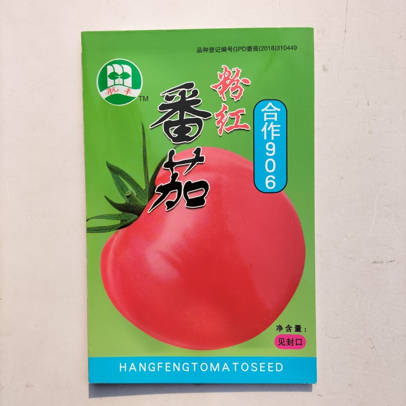 粉红番茄合作906西红柿种子原装粉红色果早熟口感好番茄种