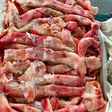 精修去油牛心管，新鲜速冻，全国冷链批发