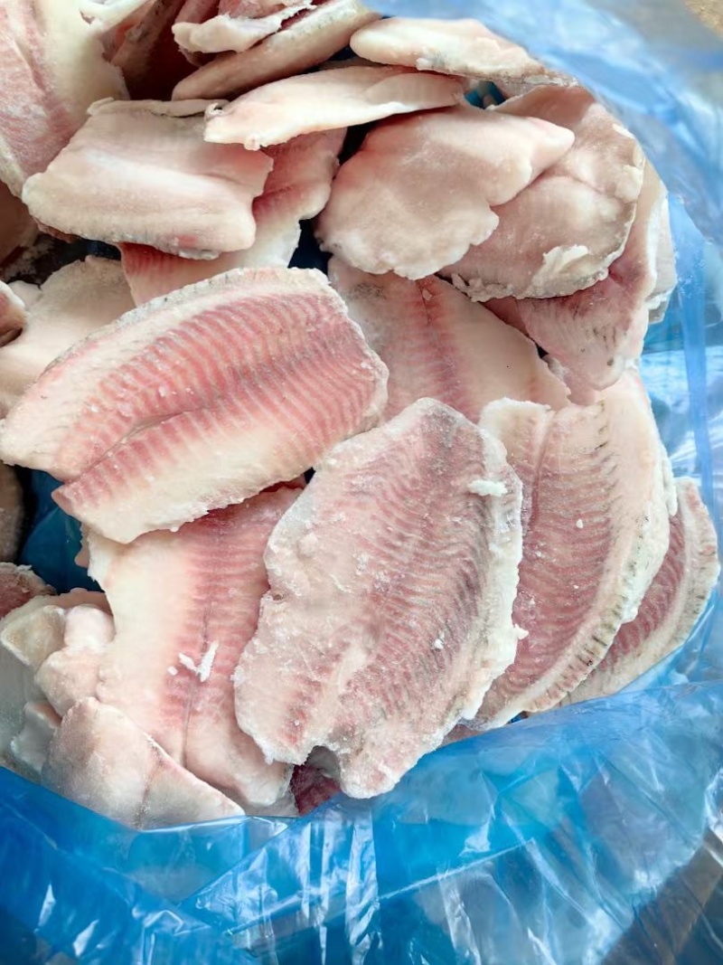 生冻鲷鱼片鲷鱼排无刺无骨罗非鱼生鱼片香煎鱼柳单冻海鲜商用