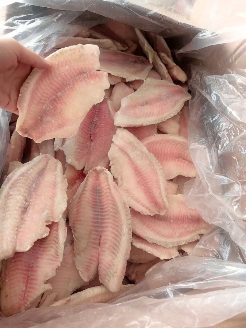 生冻鲷鱼片鲷鱼排无刺无骨罗非鱼生鱼片香煎鱼柳单冻海鲜商用