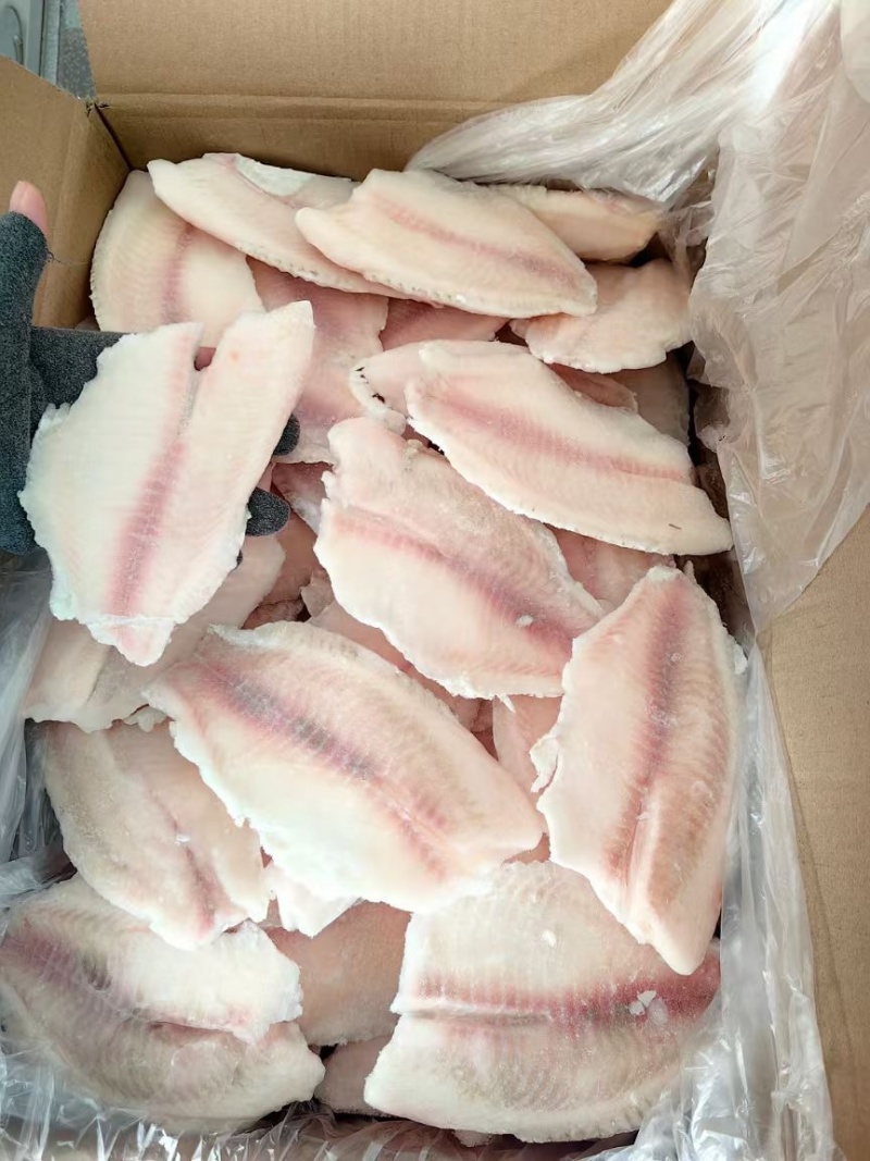 生冻鲷鱼片鲷鱼排无刺无骨罗非鱼生鱼片香煎鱼柳单冻海鲜商用