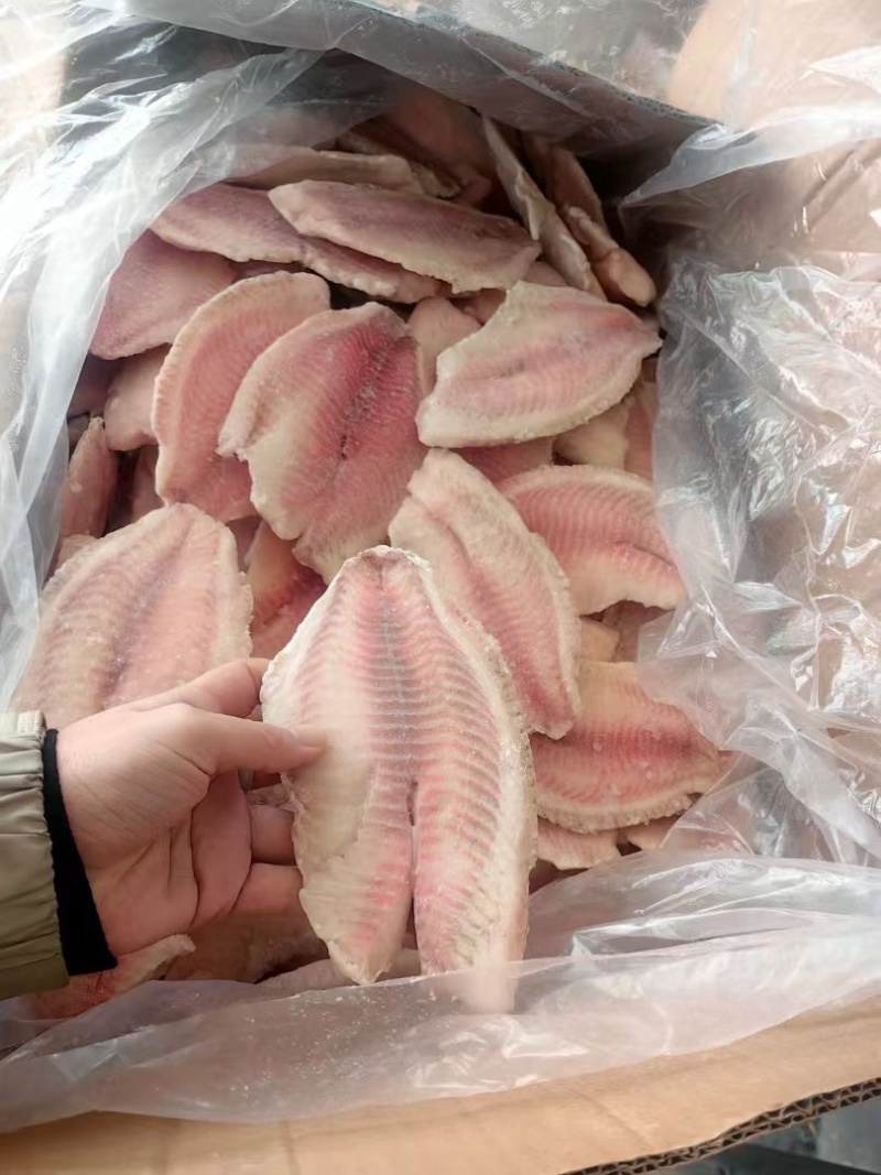 生冻鲷鱼片鲷鱼排无刺无骨罗非鱼生鱼片香煎鱼柳单冻海鲜商用