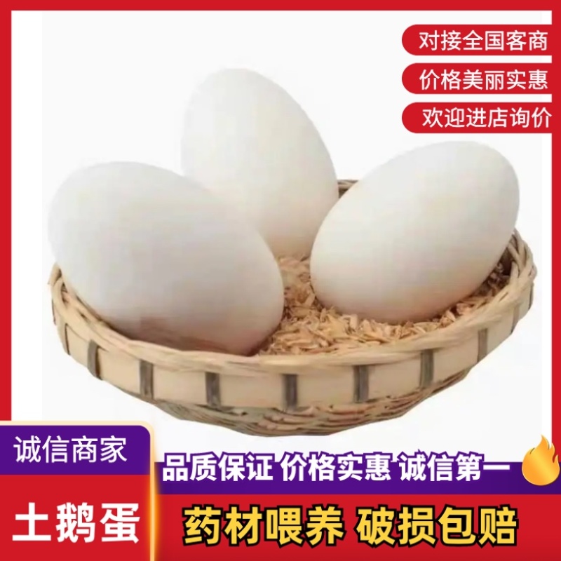 【牛商优选】河北省辛集鹅蛋农场出售鹅蛋礼盒装品质保证