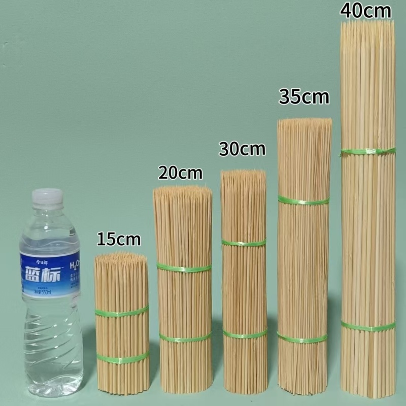 菠萝玉米棒西瓜哈密瓜水果竹签加粗竹签一次性凤梨串摆摊专用