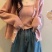短款针织开衫女早秋2025新款穿搭粉色高级毛衣外套上衣吊