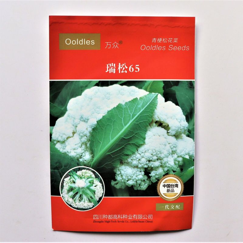 瑞松65青梗松花菜种子耐热抗病花菜种子农家春秋蔬