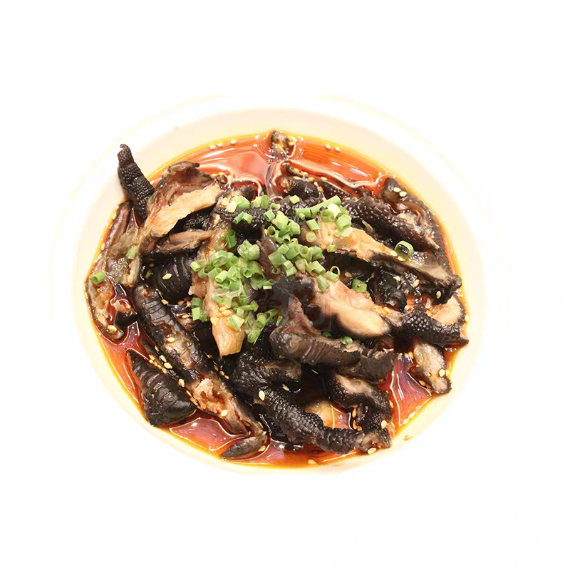 盐帮小子麻辣无骨黑鸡爪脱骨乌骨凤爪即食红油商用去骨黑
