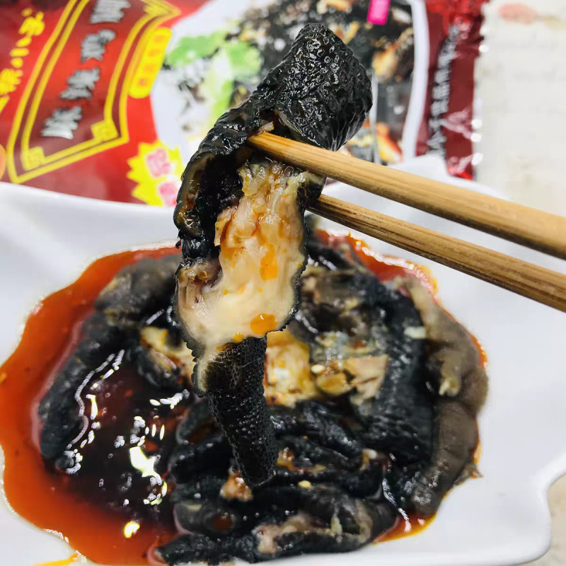 盐帮小子麻辣无骨黑鸡爪脱骨乌骨凤爪即食红油商用去骨黑