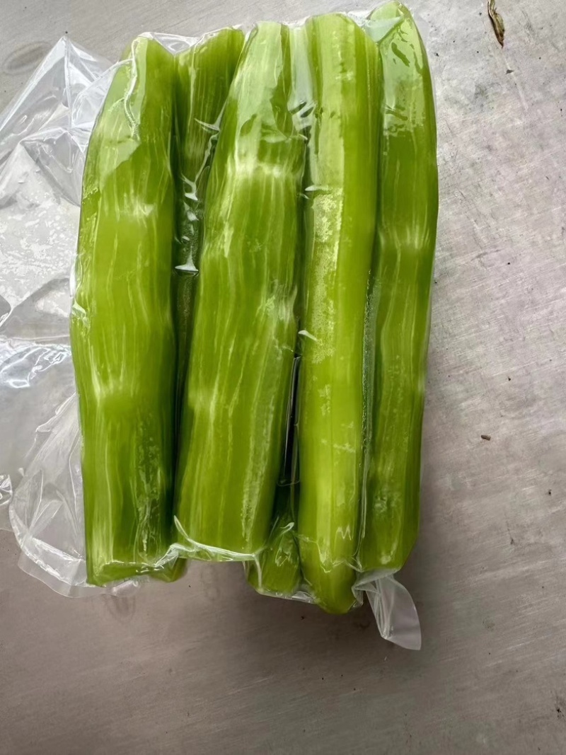 莴笋肉，真空包装莴笋肉，削皮莴笋，袋装莴苣肉，山东兰陵，