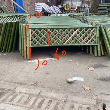 手工制作全竹篱笆长期销售