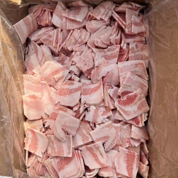 原切带皮五花肉片