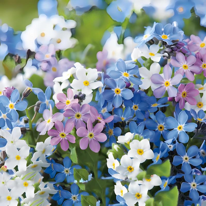 勿忘草花种子宿根多年生勿忘我种子盆栽耐寒易种太阳花卉种子
