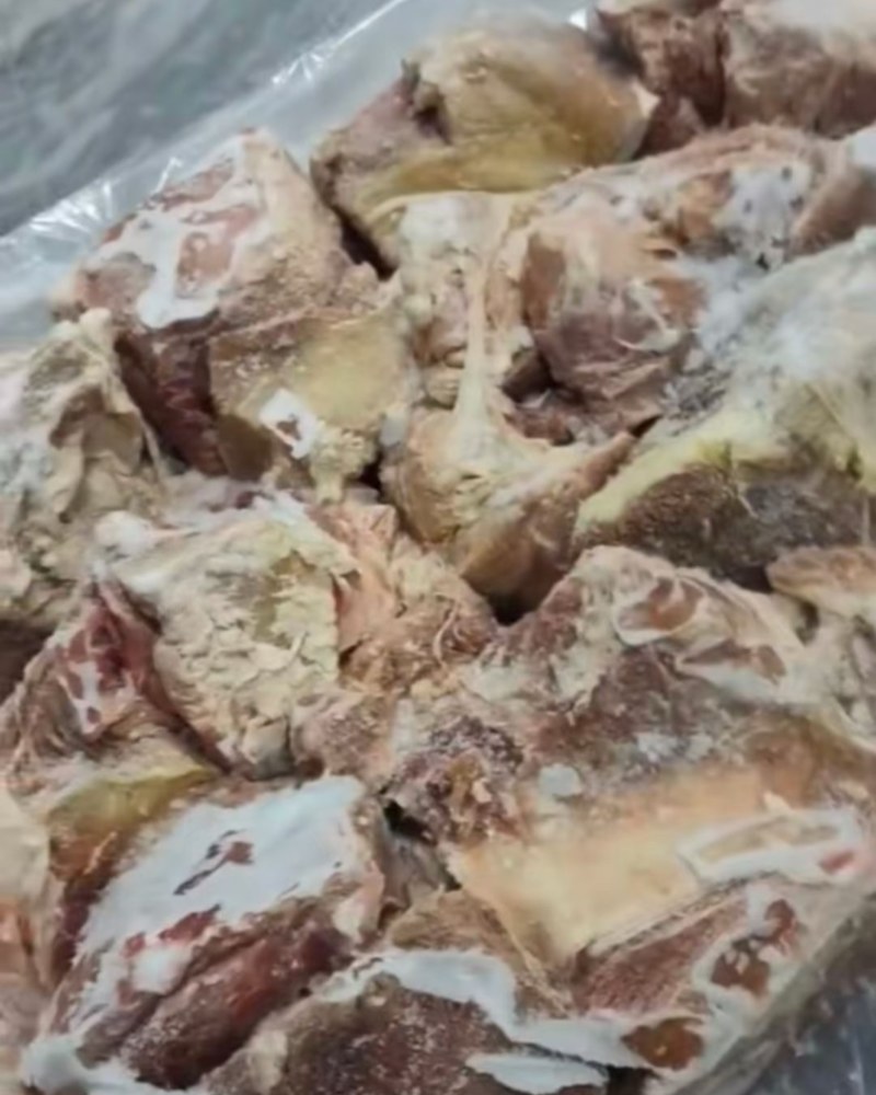 4吨牛后腿肉处理