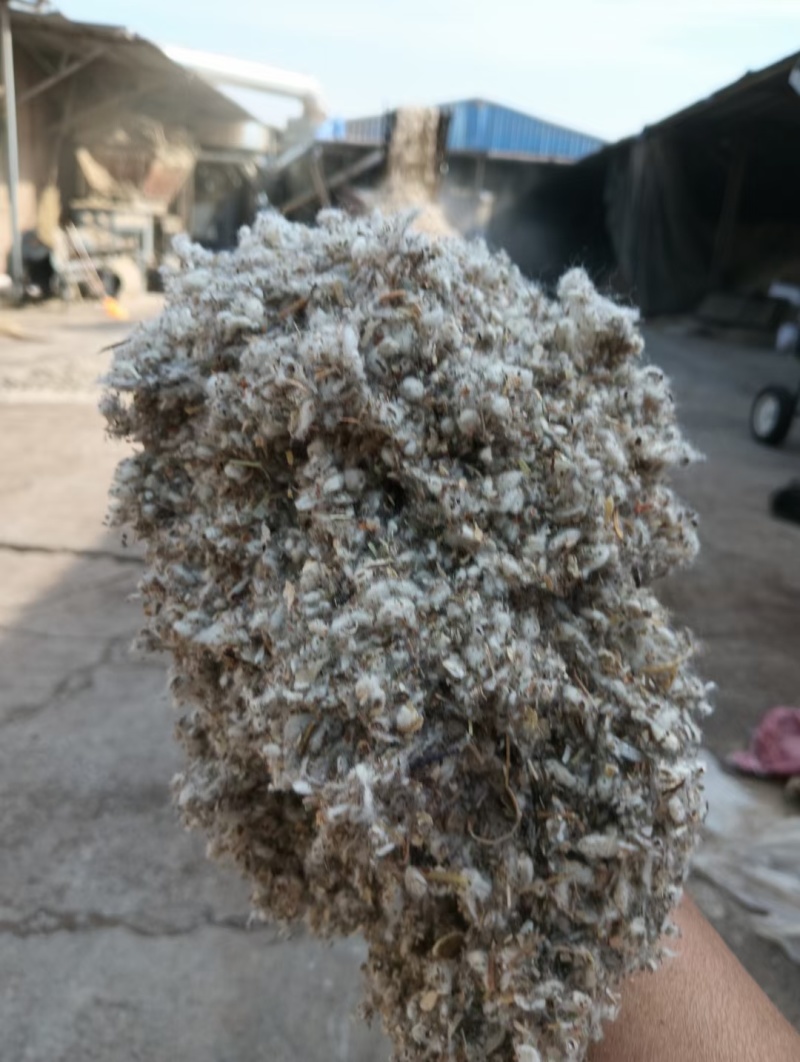 食用菌优质棉渣，机头渣