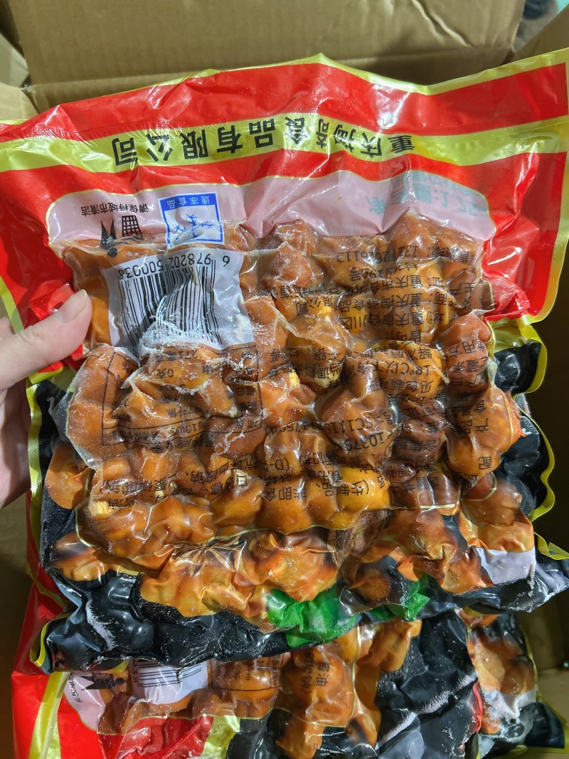 猪小肠冒节子卤小肠卤冒节子全熟卤味餐饮火锅食材