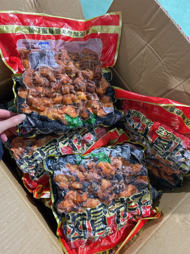 猪小肠冒节子卤小肠卤冒节子全熟卤味餐饮火锅食材