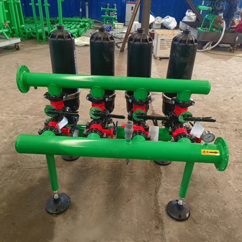 叠片过滤器全自动叠片式过滤器反冲洗农田灌溉手动叠片过滤器