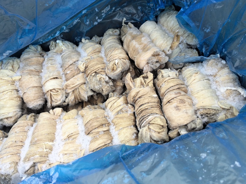 无油羊捆肠，一件10公斤，适合羊汤馆卤肉店，冷链物流发货