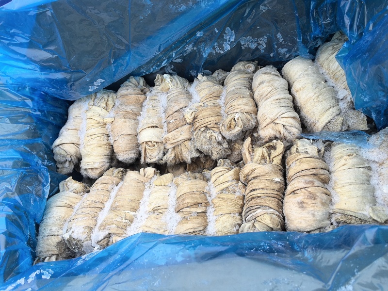 无油羊捆肠，一件10公斤，适合羊汤馆卤肉店，冷链物流发货