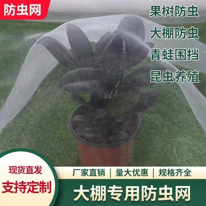 防虫网大棚专用蔬菜大棚加厚40目60目80农用果树脐橙尼