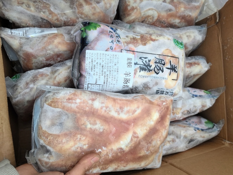 羊肠灌肉，精选大块肉，适合餐饮卤肉店，全国冷链物流发货。
