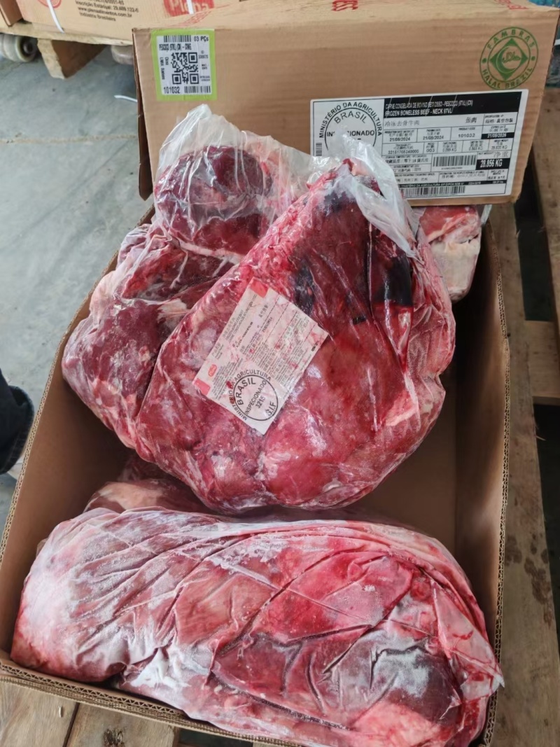 牛肉背肩脖肉上脑火锅店涮锅等肉质鲜嫩全国冷链